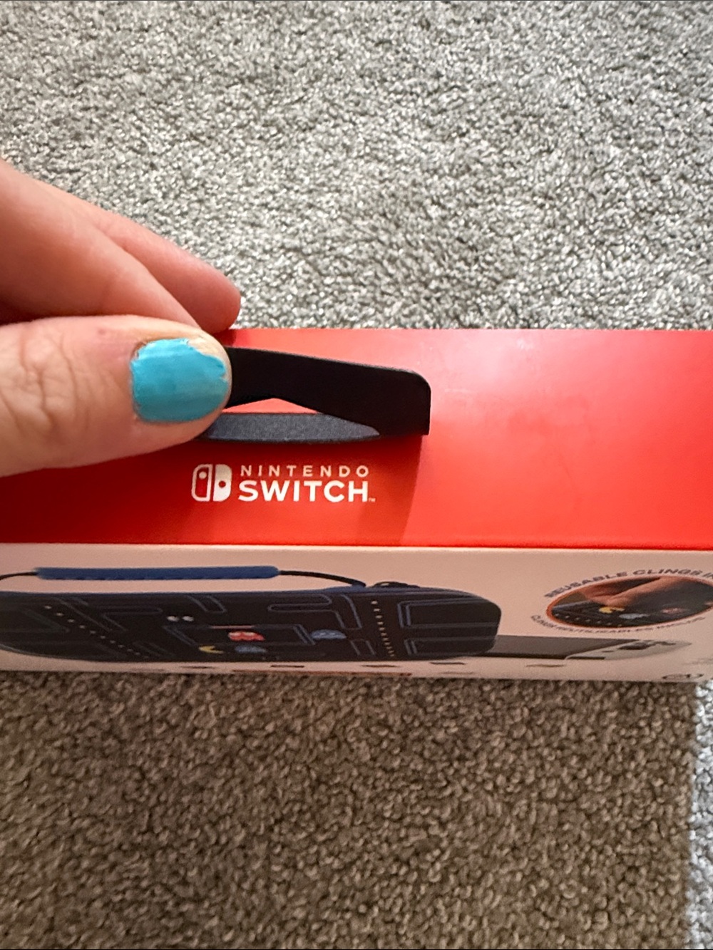 Nintendo Switch PAC-MAN Protective Carry Case - Black/Blue - Picture 5 of 5